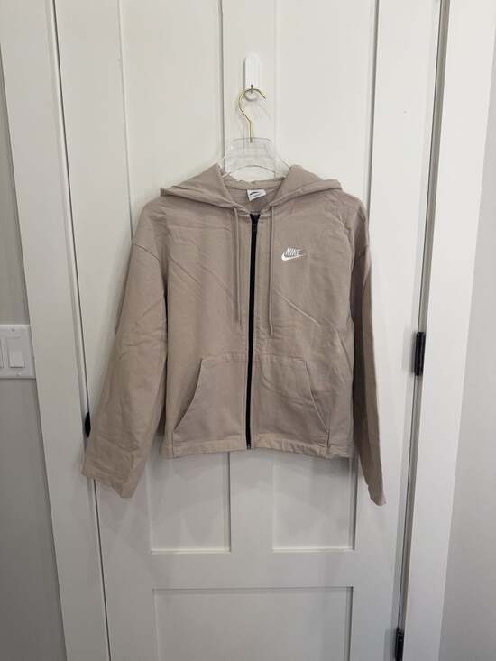 Nike Tops - Nike Sportswear Full-Zip Hoodie Tan Size S DN4943-238